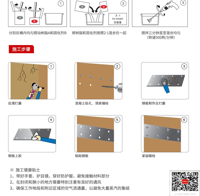 包钢卫东粘钢加固施工过程